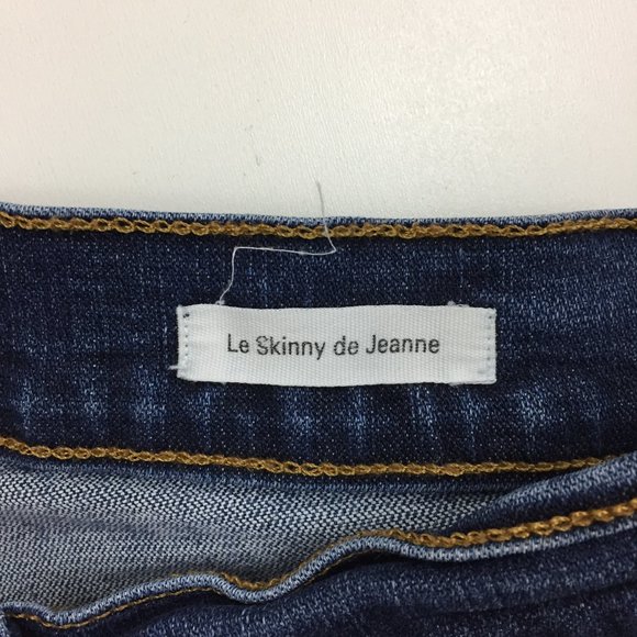 FRAME Denim Le Skinny De Jeanne Logo Hardware Marshall Wash 5 Pocket Jeans - Picture 3 of 10